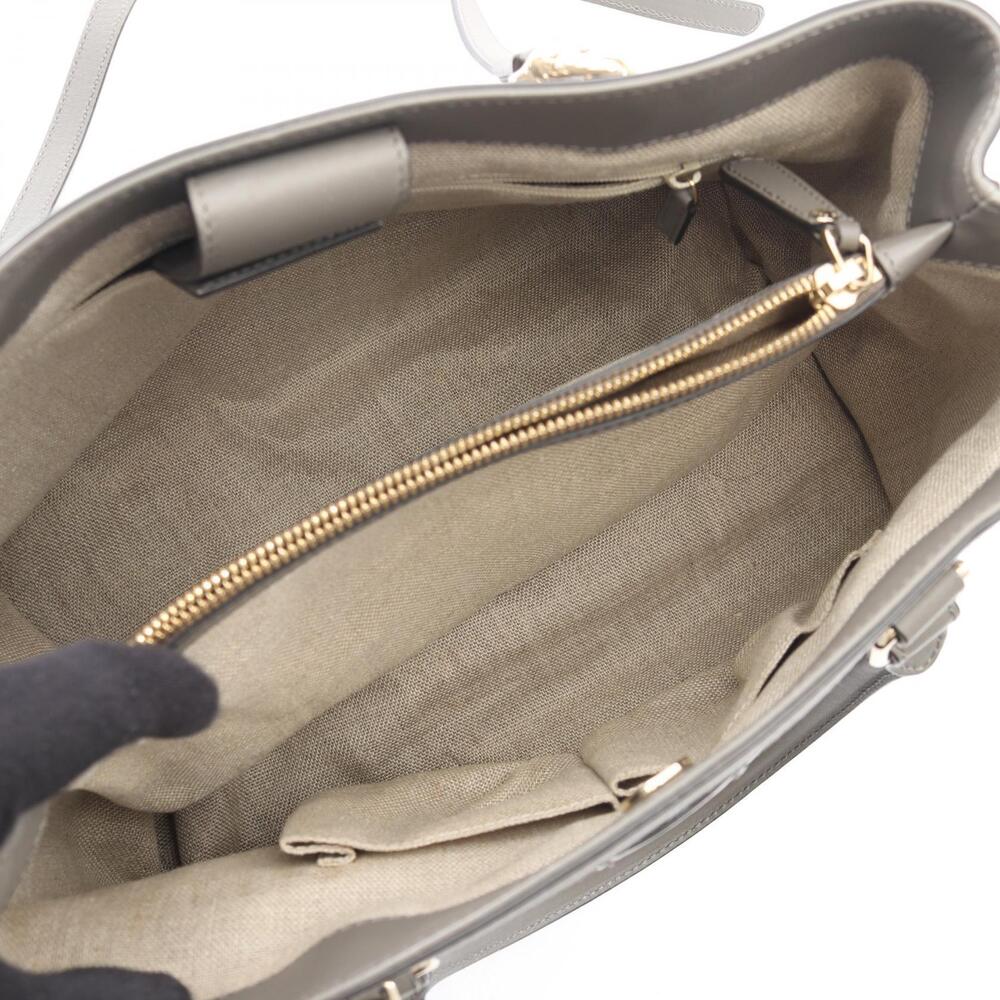 Gucci Guccissima Handbag Leather Gray - Picture 3 of 5